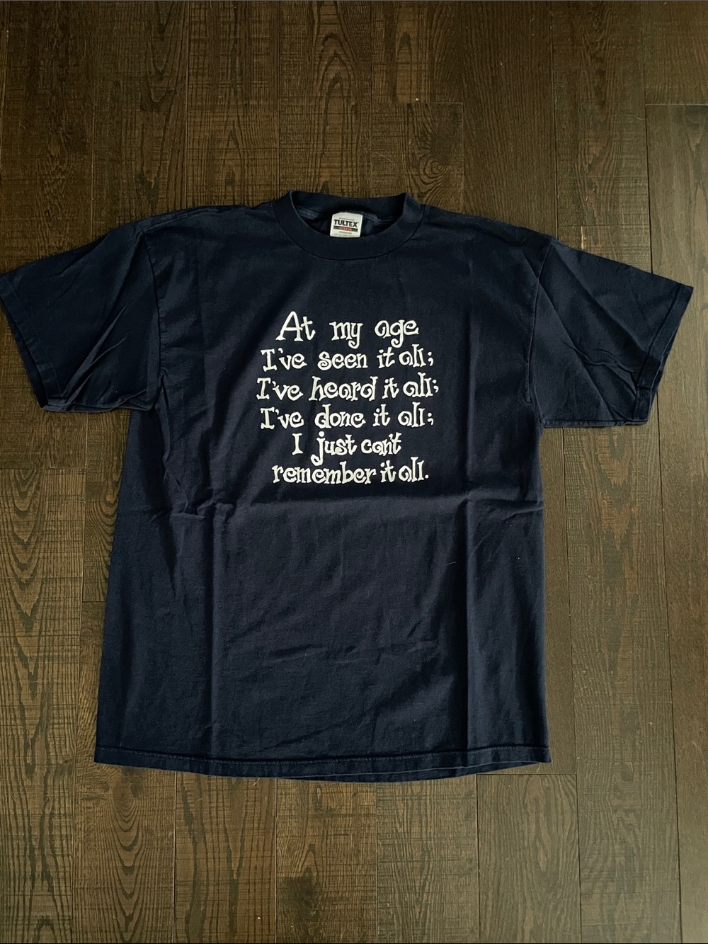 Vintage funny old age t shirt